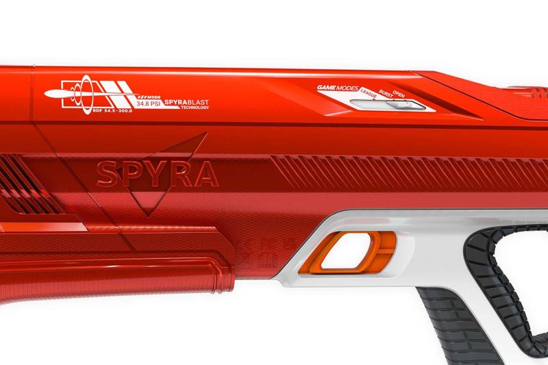 Pistola de Água SPYRA SpyraThree WaterBlaster Elétrica Vermelha